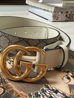 Authentic Gucci GG Marmont GG Supreme Belt – Size 70/28 – Never Worn